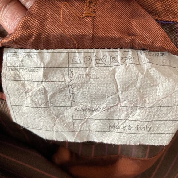 Kuhlman Blazer Womens 6R Brown Pinstripes 2 Button - Picture 6 of 10